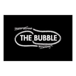 "The Bubble" Black and White Poster